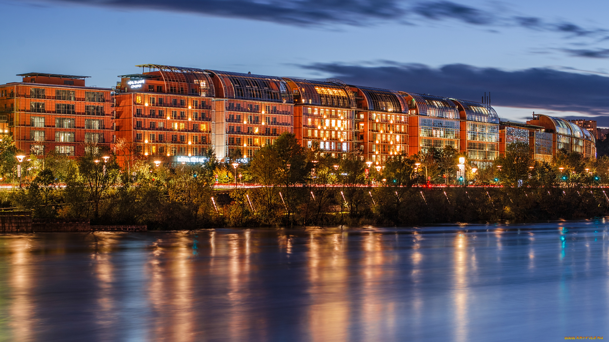 lyon, , france, города, лион, , франция, ночь, огни