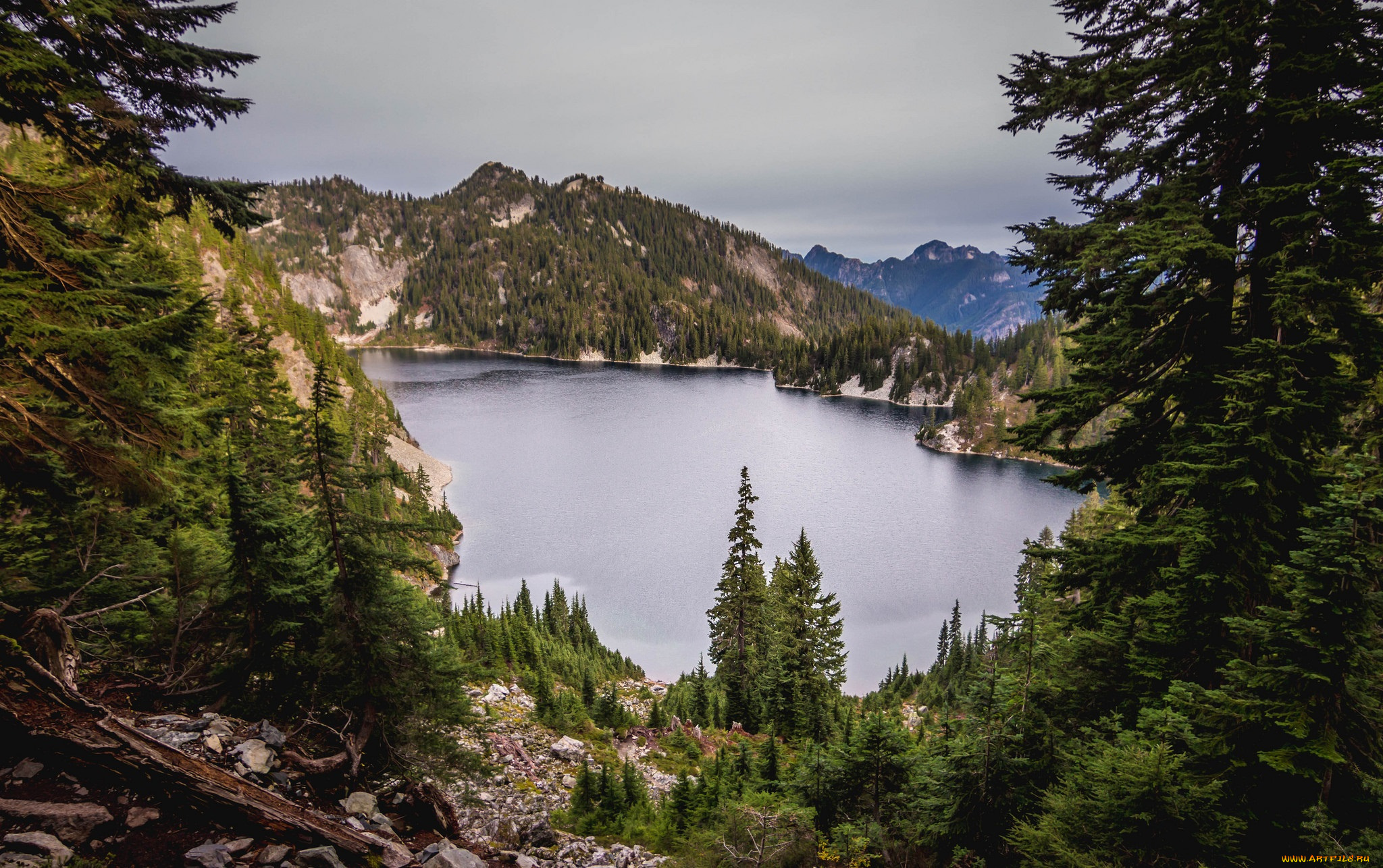 природа, реки, озера, лес, горы, озеро