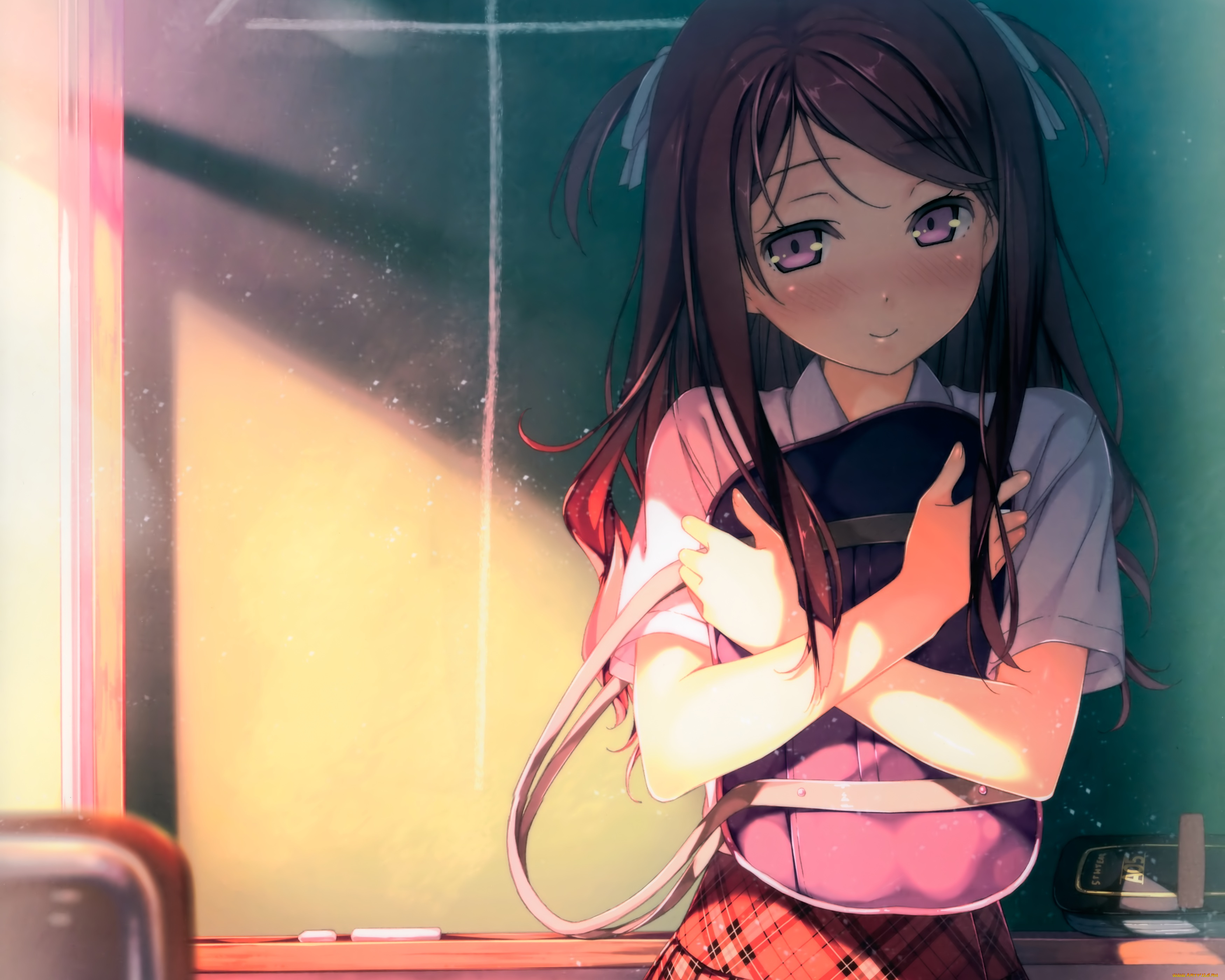 аниме, kantoku, , artbook, девочка, арт, kantoku