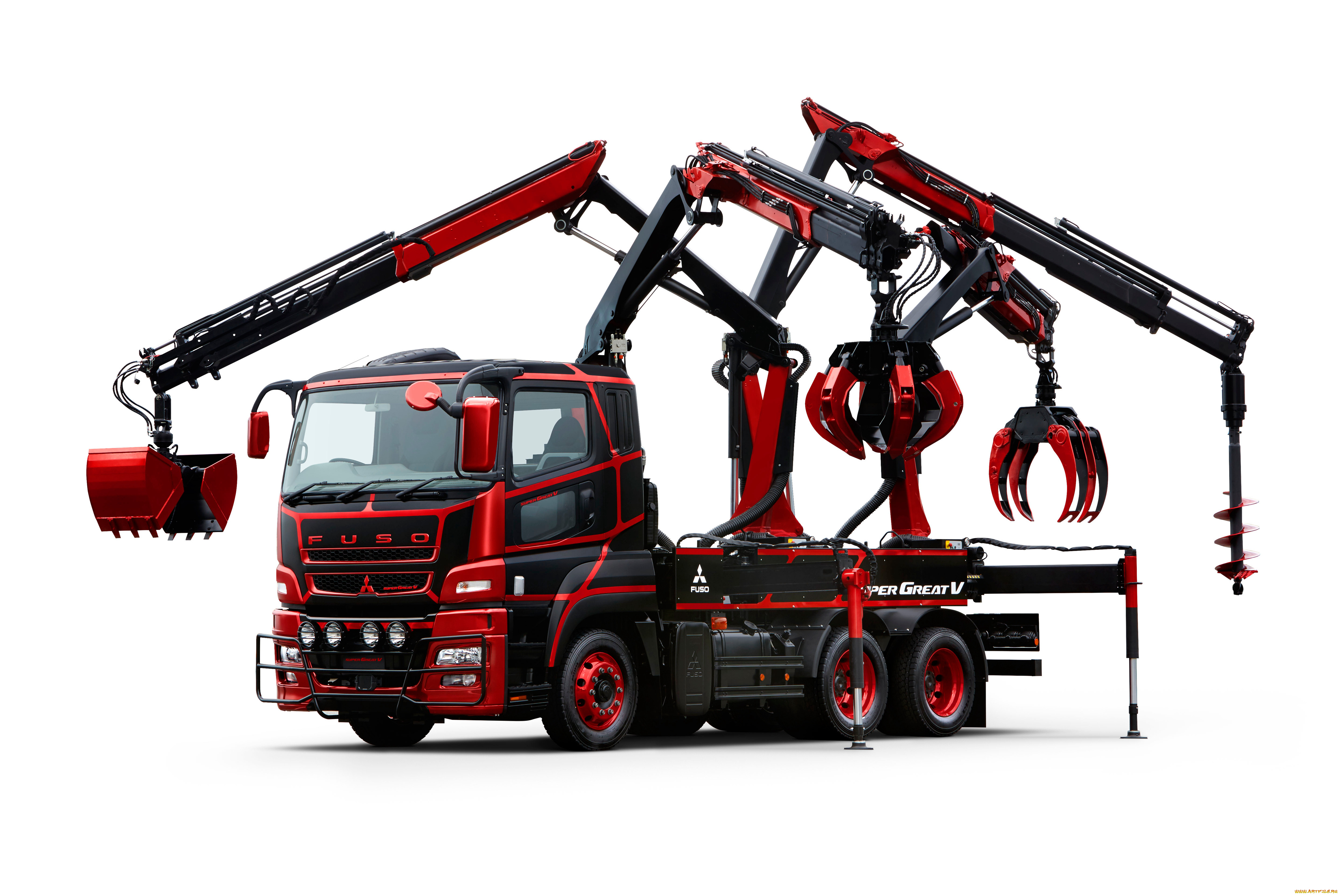 автомобили, mitsubishi, 2015г, concept, spider, great, v, fuso