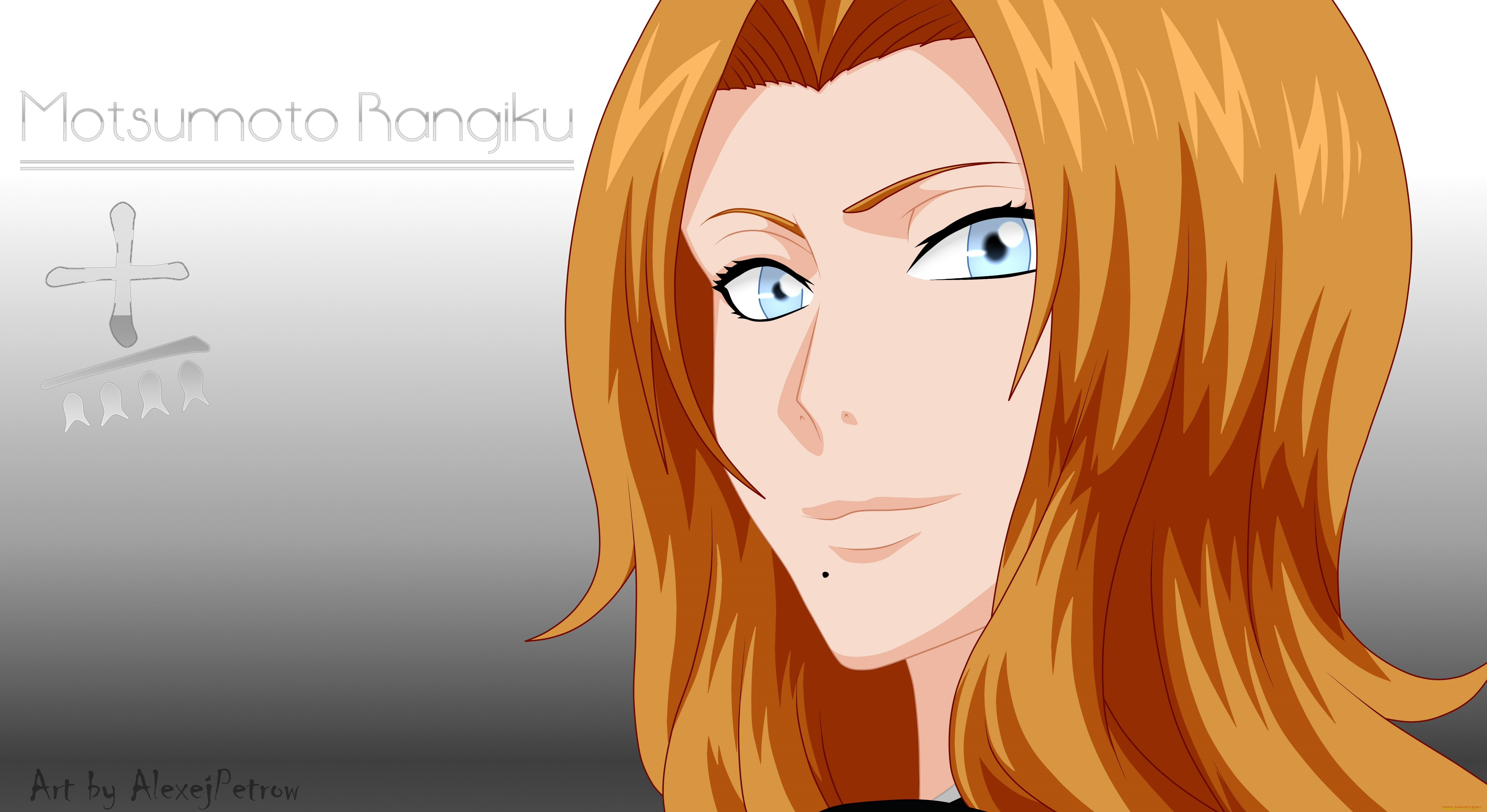 аниме, bleach, взгляд, фон, девушка