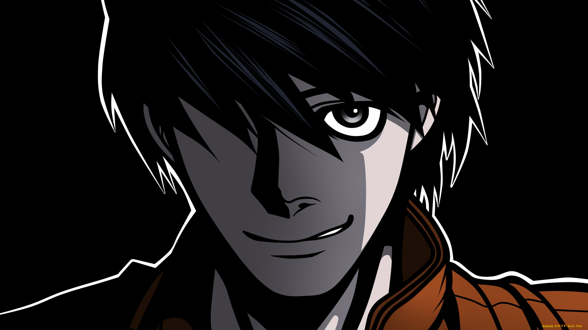 аниме, drifters, взгляд, парень, фон