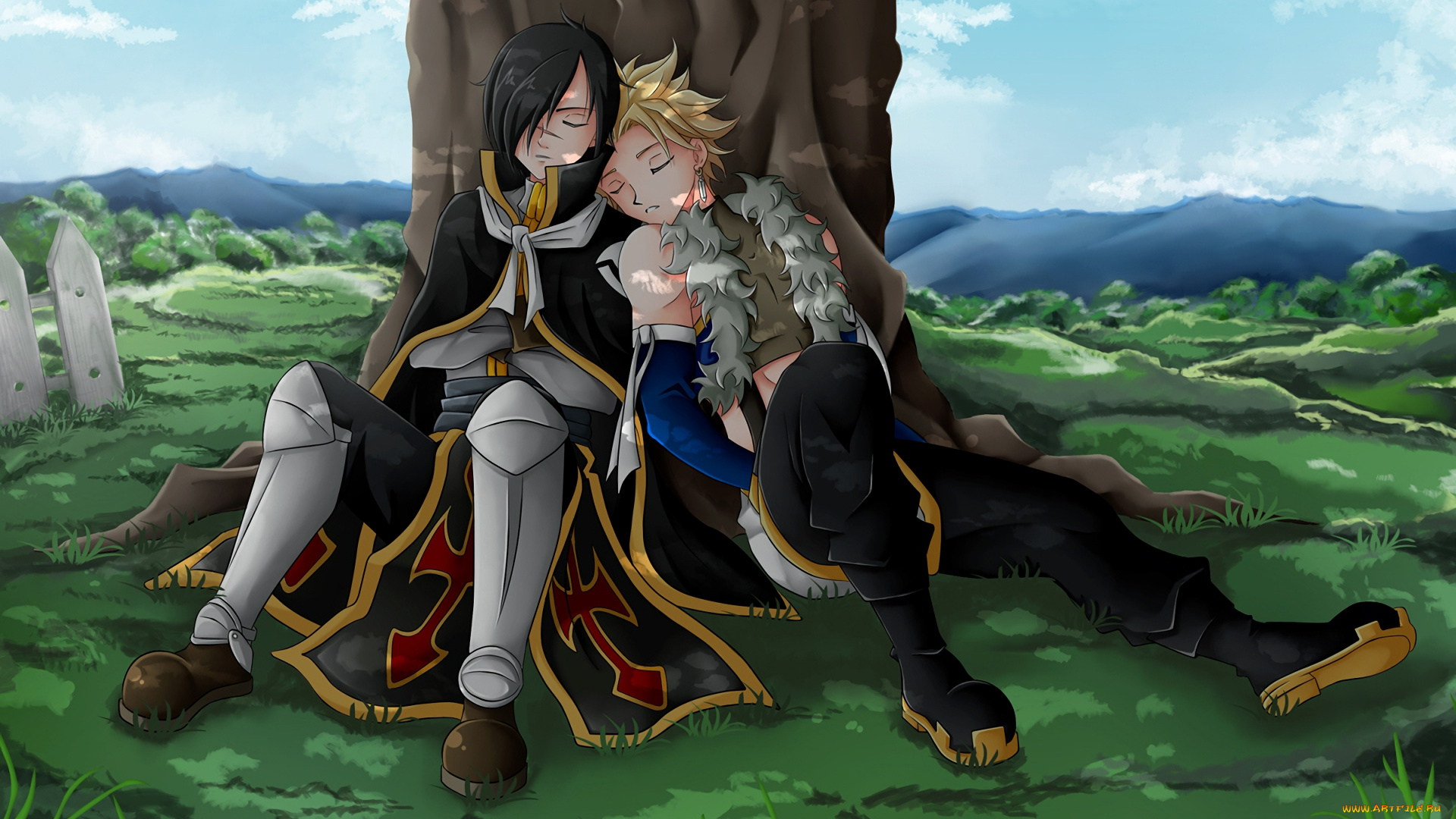 аниме, fairy, tail, персонажи