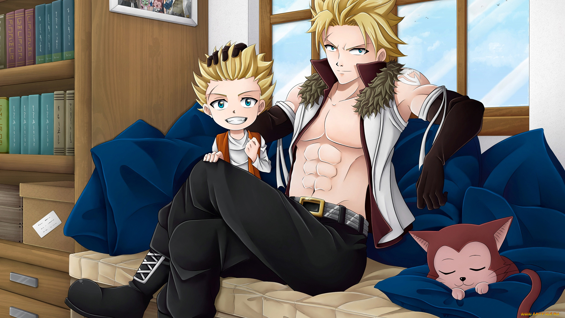 аниме, fairy, tail, персонажи