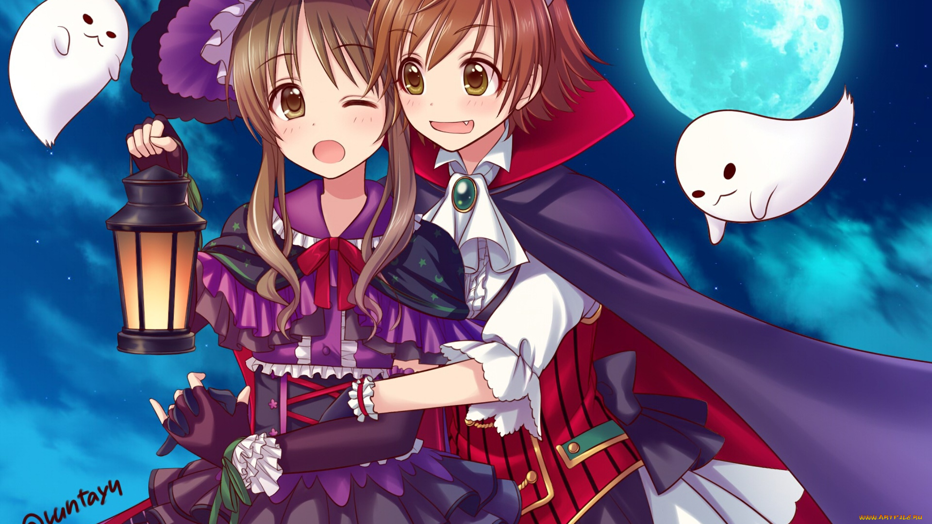 аниме, idolm@ster, фон, взгляд, девушки