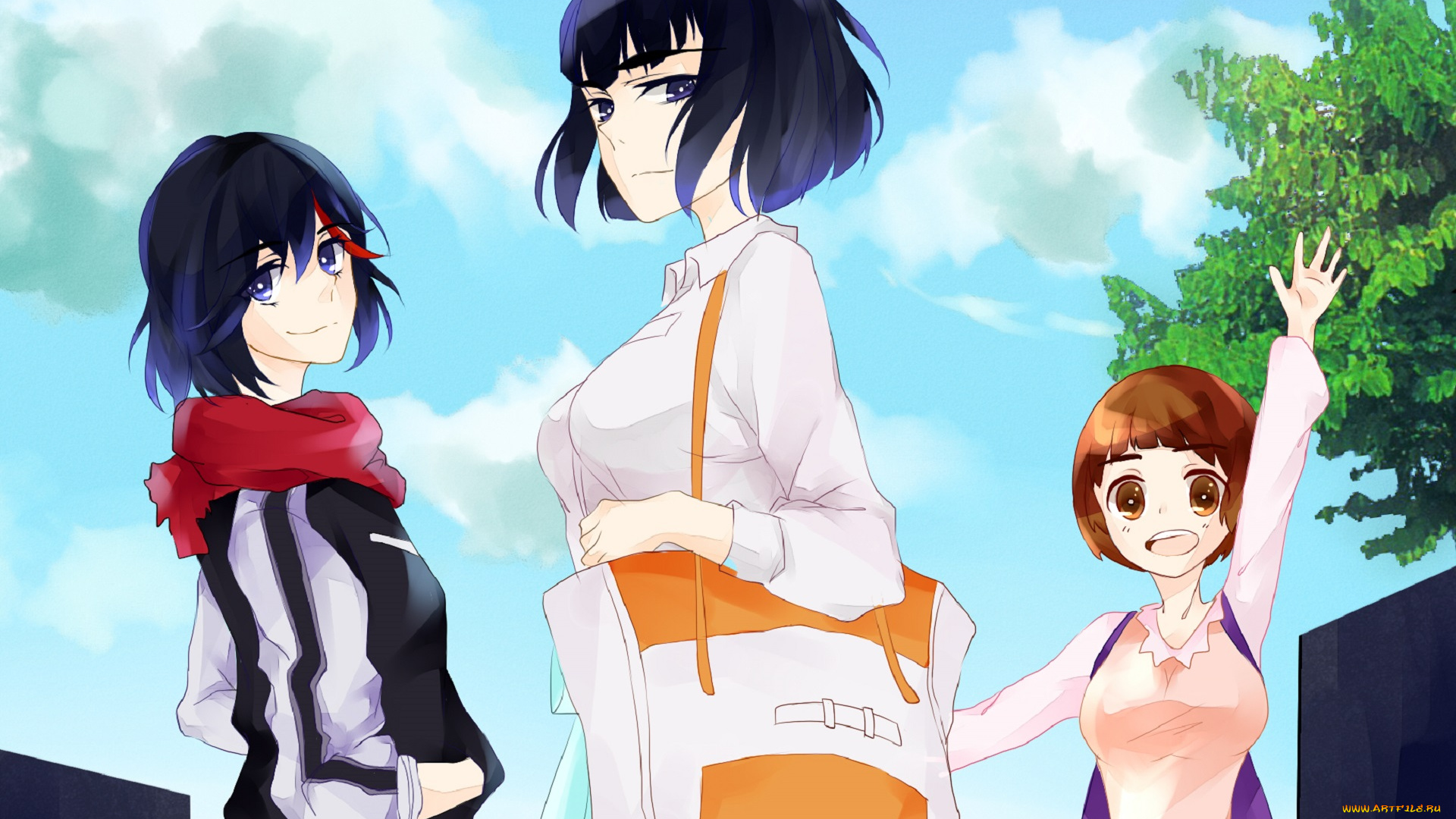 аниме, kill, la, kill, девушки