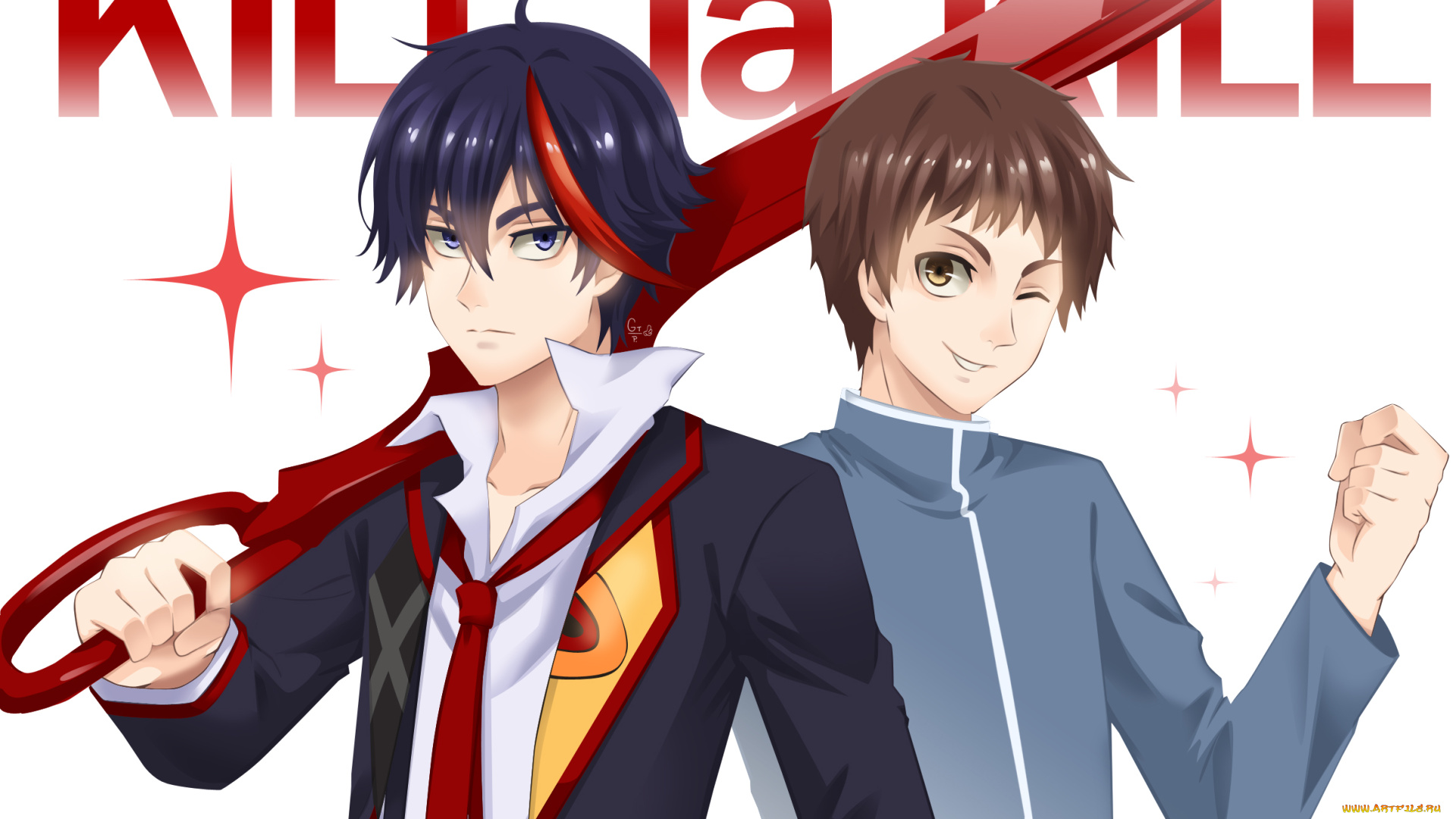 аниме, kill, la, kill, парни