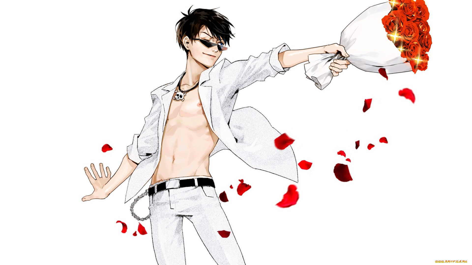 аниме, osomatsu-san, matsuno, karamatsu