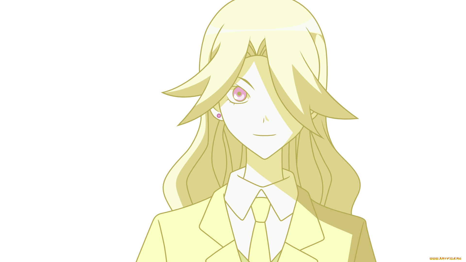 аниме, sayonara, zetsubo, sensei, девушка, взгляд, фон