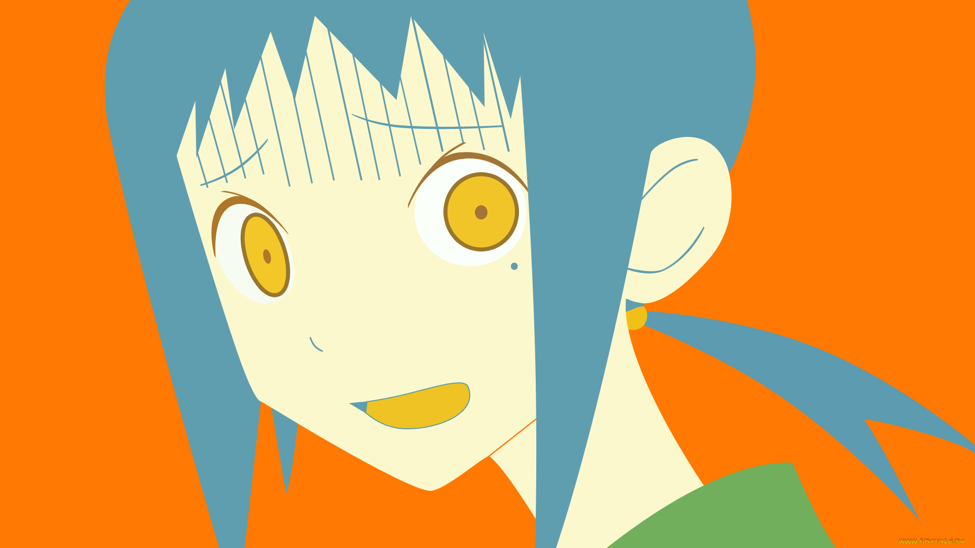 аниме, sayonara, zetsubo, sensei, фон, девушка, взгляд