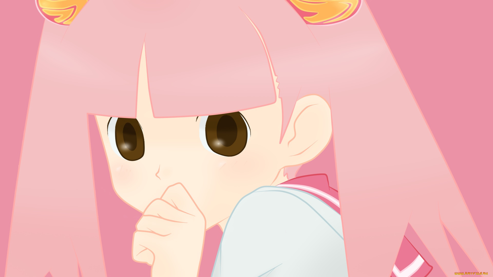 аниме, sayonara, zetsubo, sensei, фон, взгляд, девушка