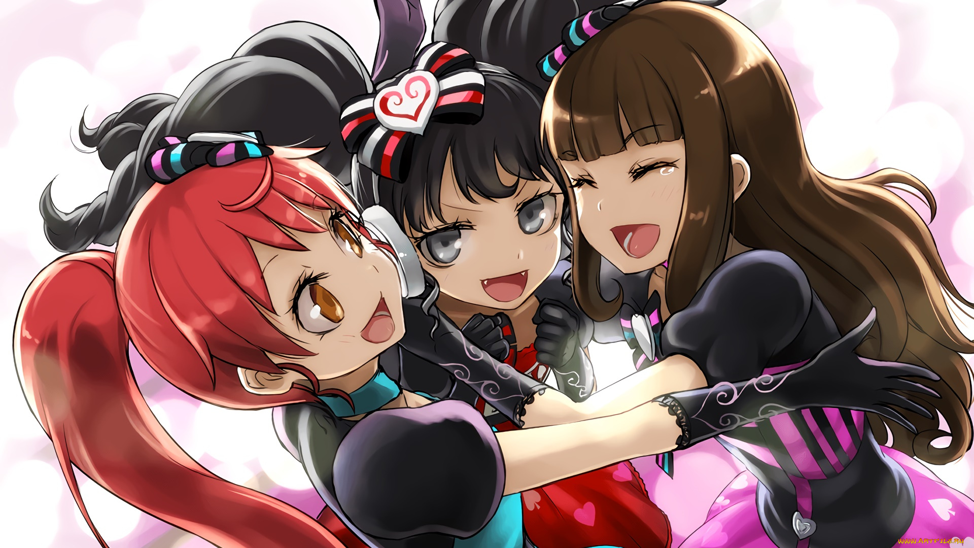 аниме, unknown, , другое, фон, взгляд, девушки