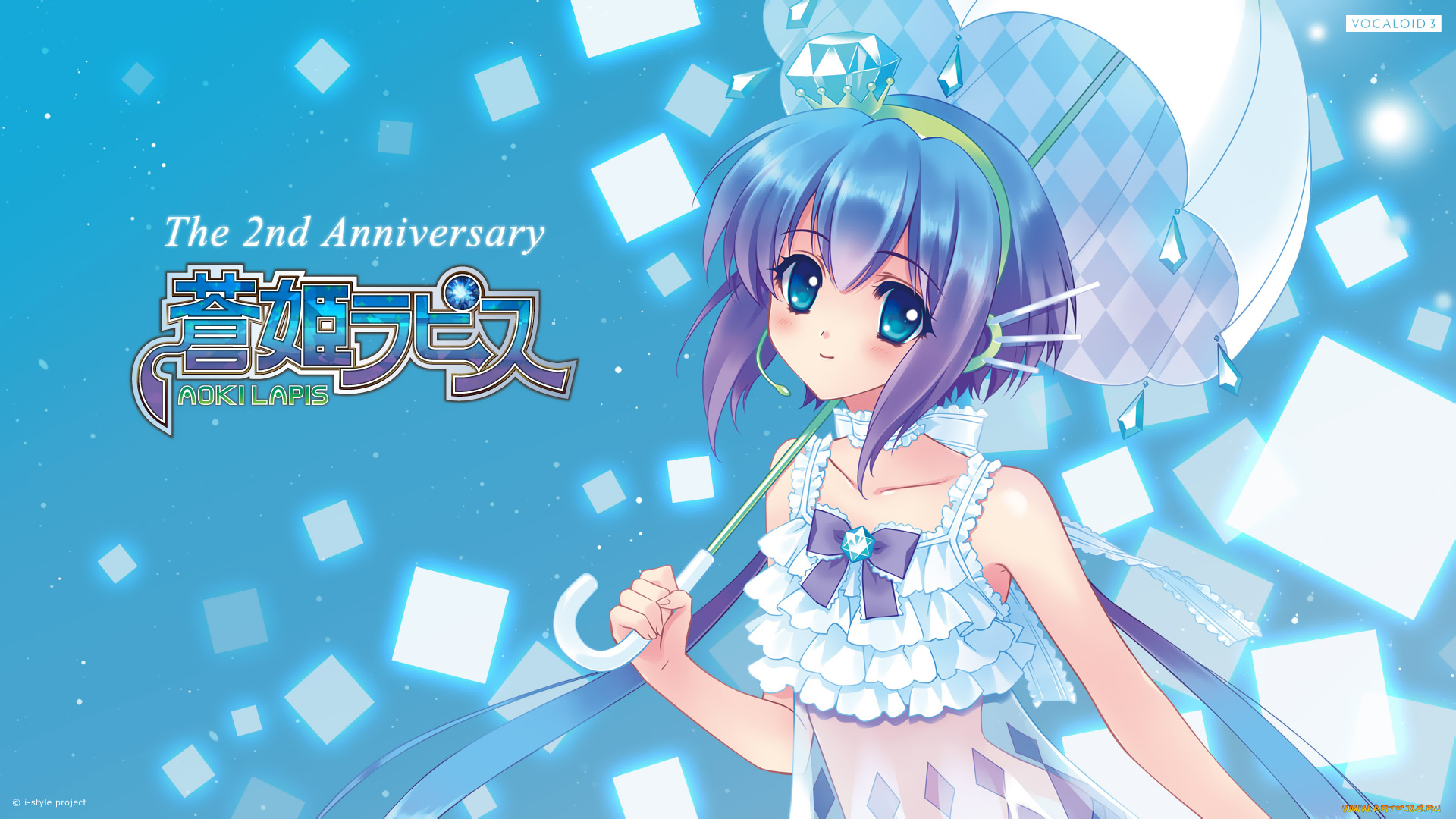 аниме, vocaloid, девушка, взгляд, фон