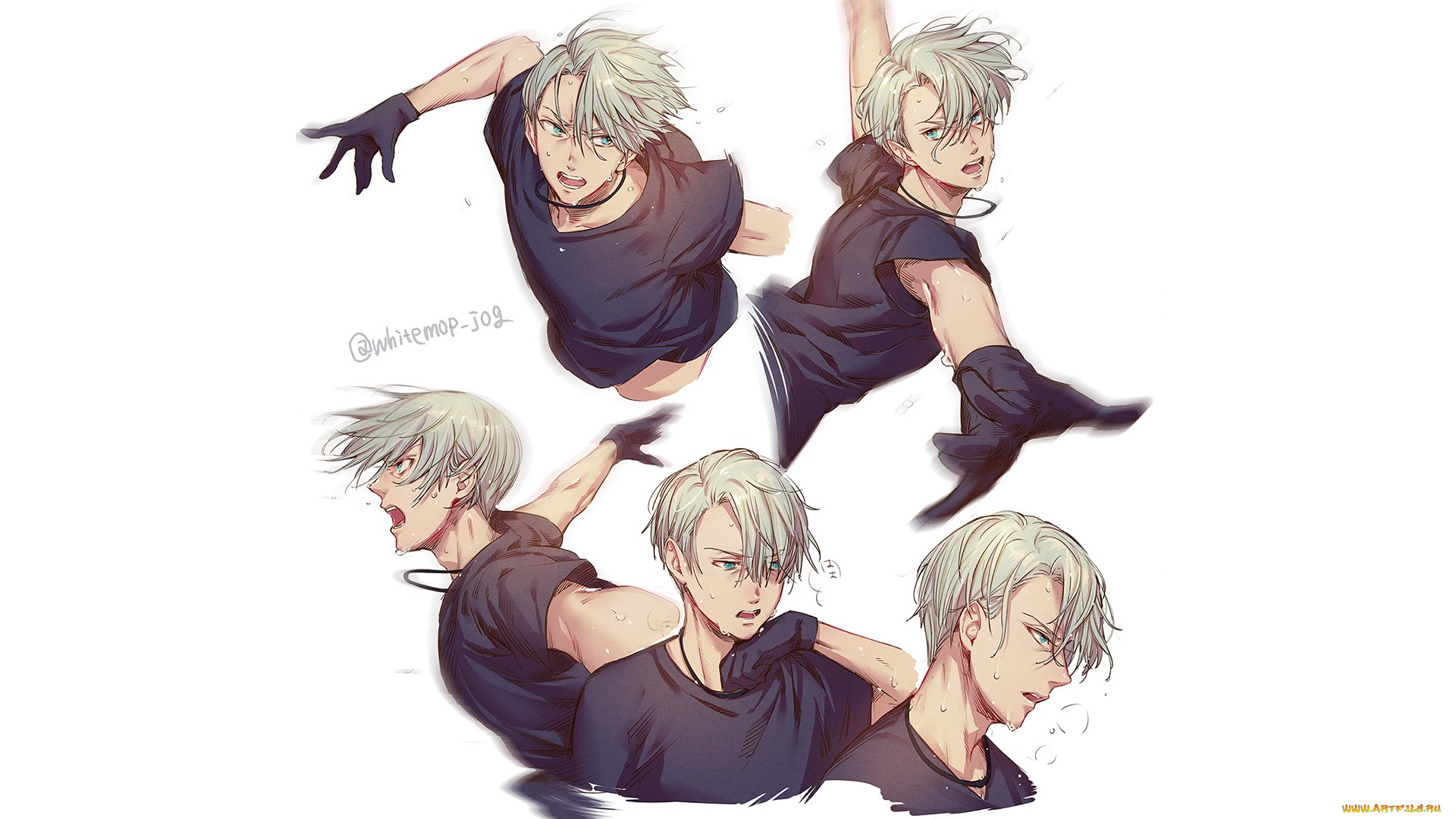 аниме, yuri, on, ice, victor, nikiforov