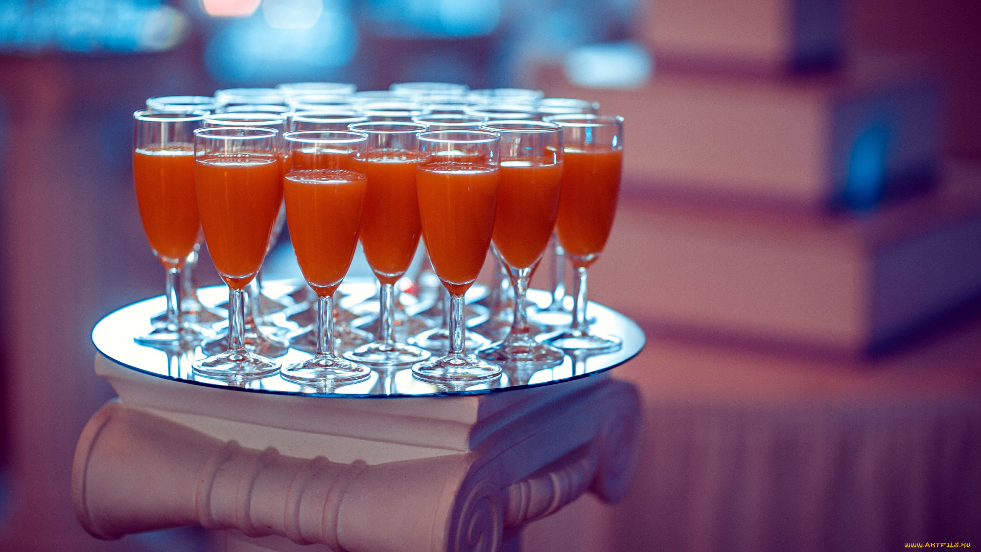 еда, напитки, , сок, апельсиновый, бокалы, напиток, поднос, сок