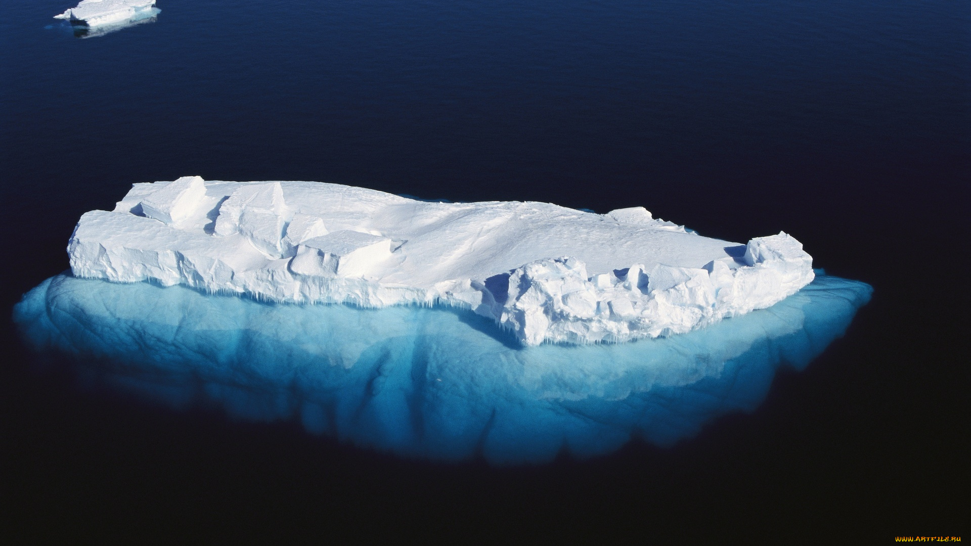природа, айсберги, и, ледники, море, льдина, айсберг