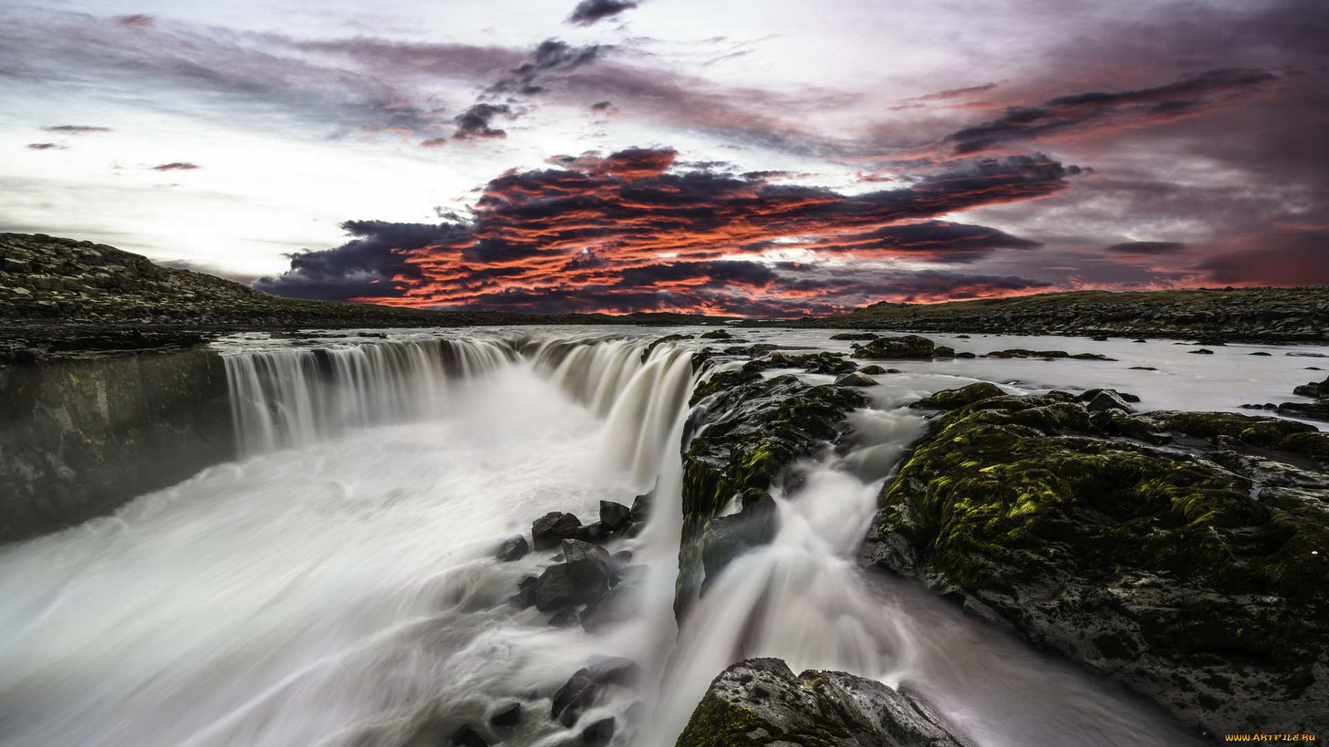 природа, водопады, река