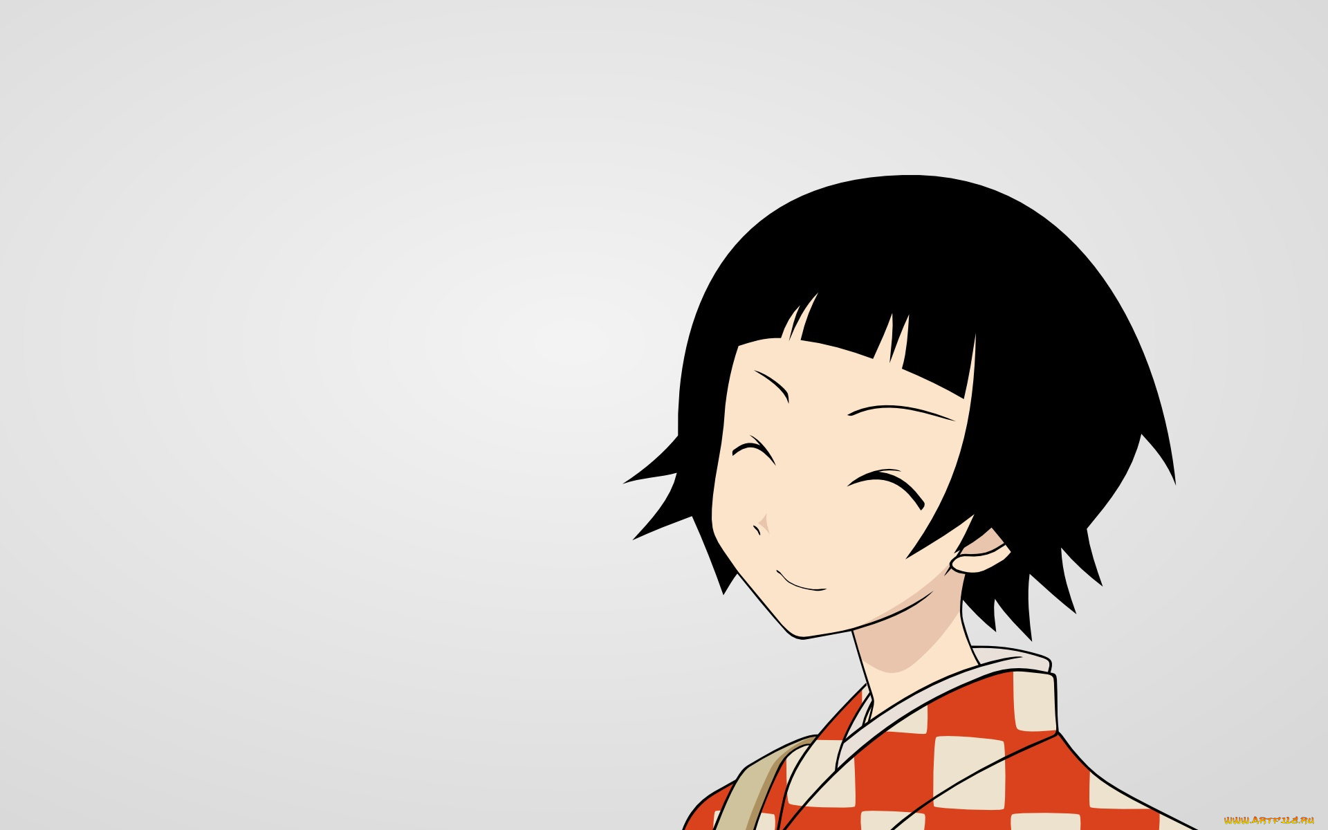 аниме, sayonara, zetsubo, sensei, девушка, взгляд, фон