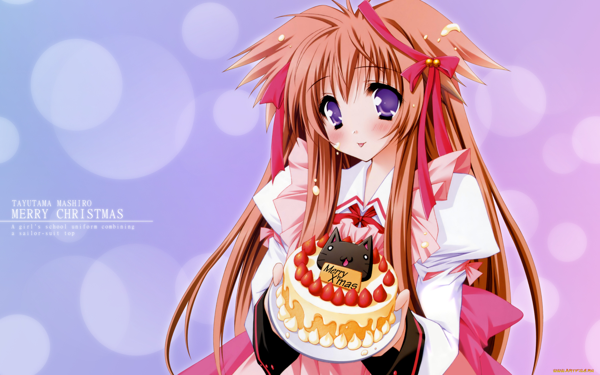 tayutama, , kiss, on, my, deity, аниме, девушка, взгляд, фон