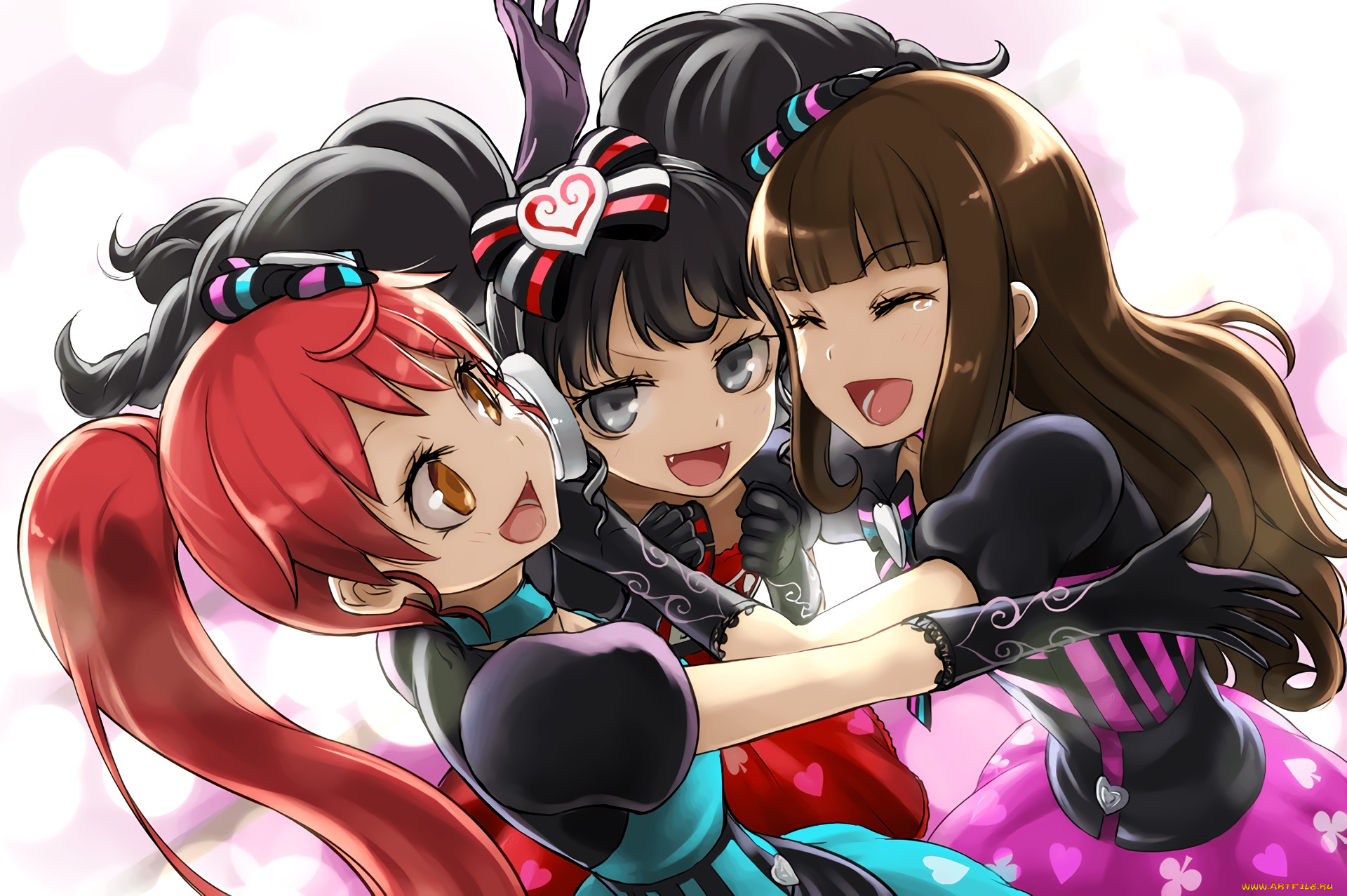 аниме, unknown, , другое, фон, взгляд, девушки