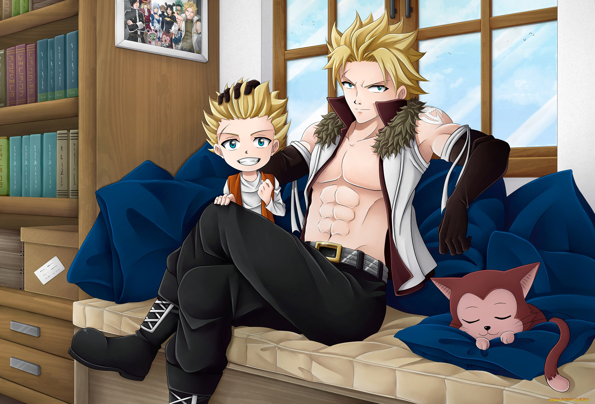 аниме, fairy, tail, персонажи