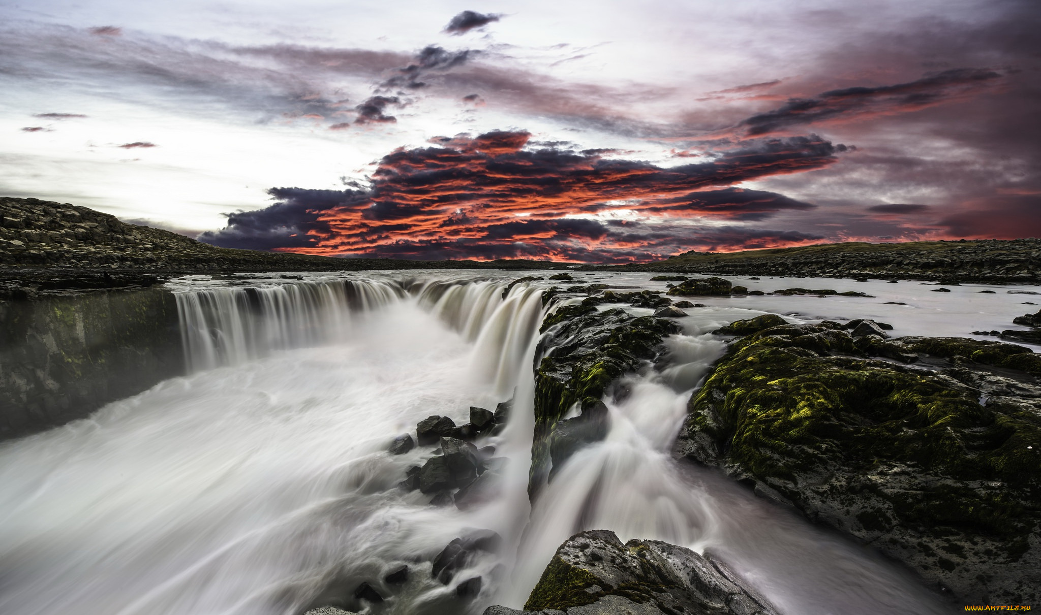 природа, водопады, река