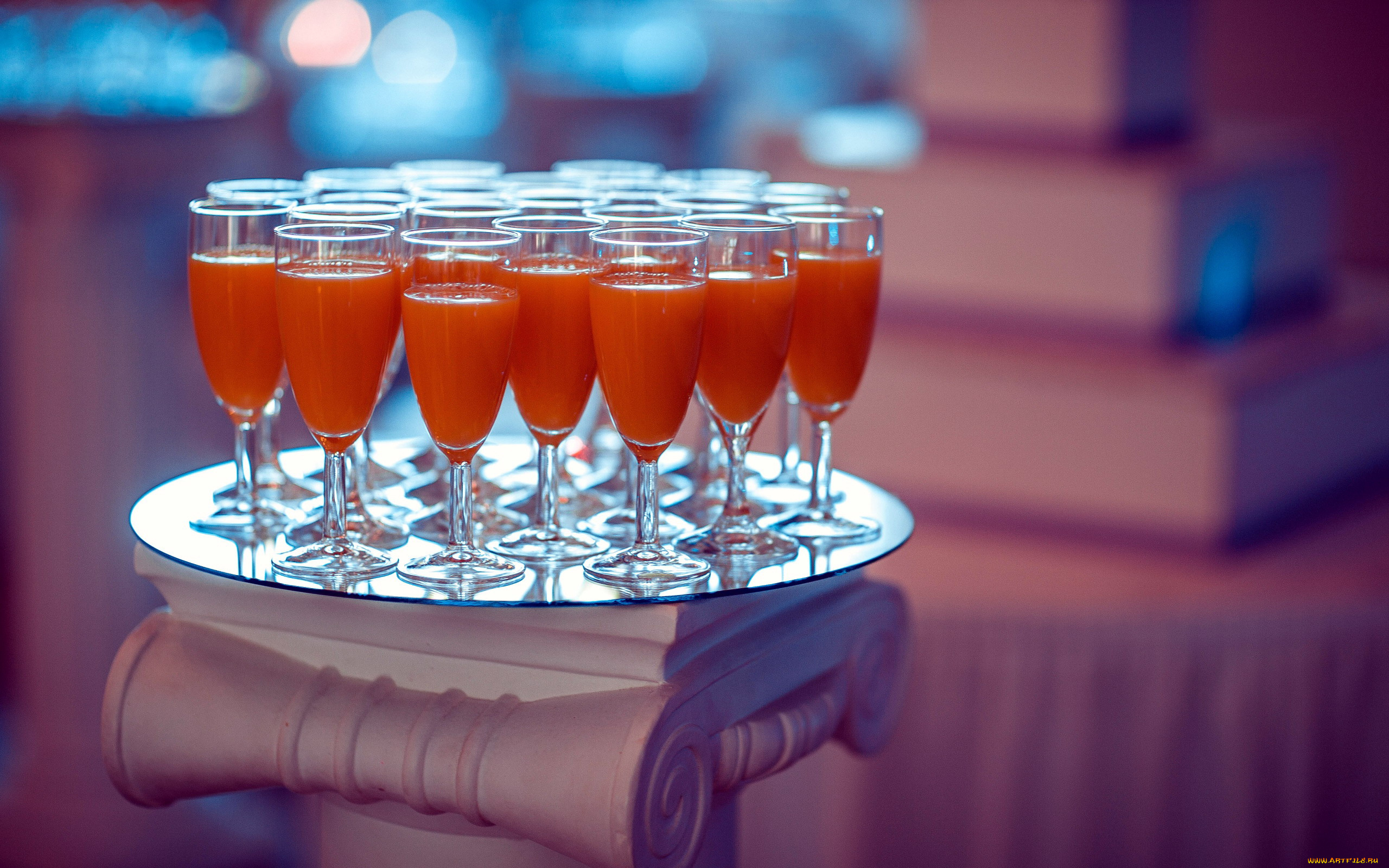 еда, напитки, , сок, апельсиновый, бокалы, напиток, поднос, сок