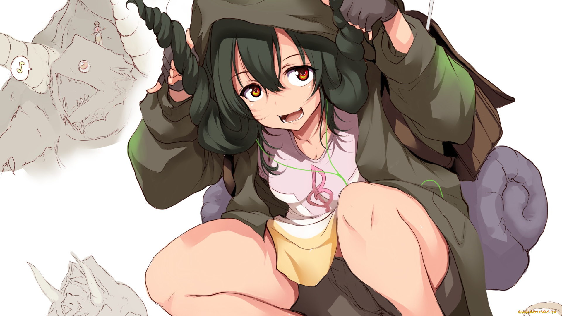 аниме, ssss, gridman, девочка