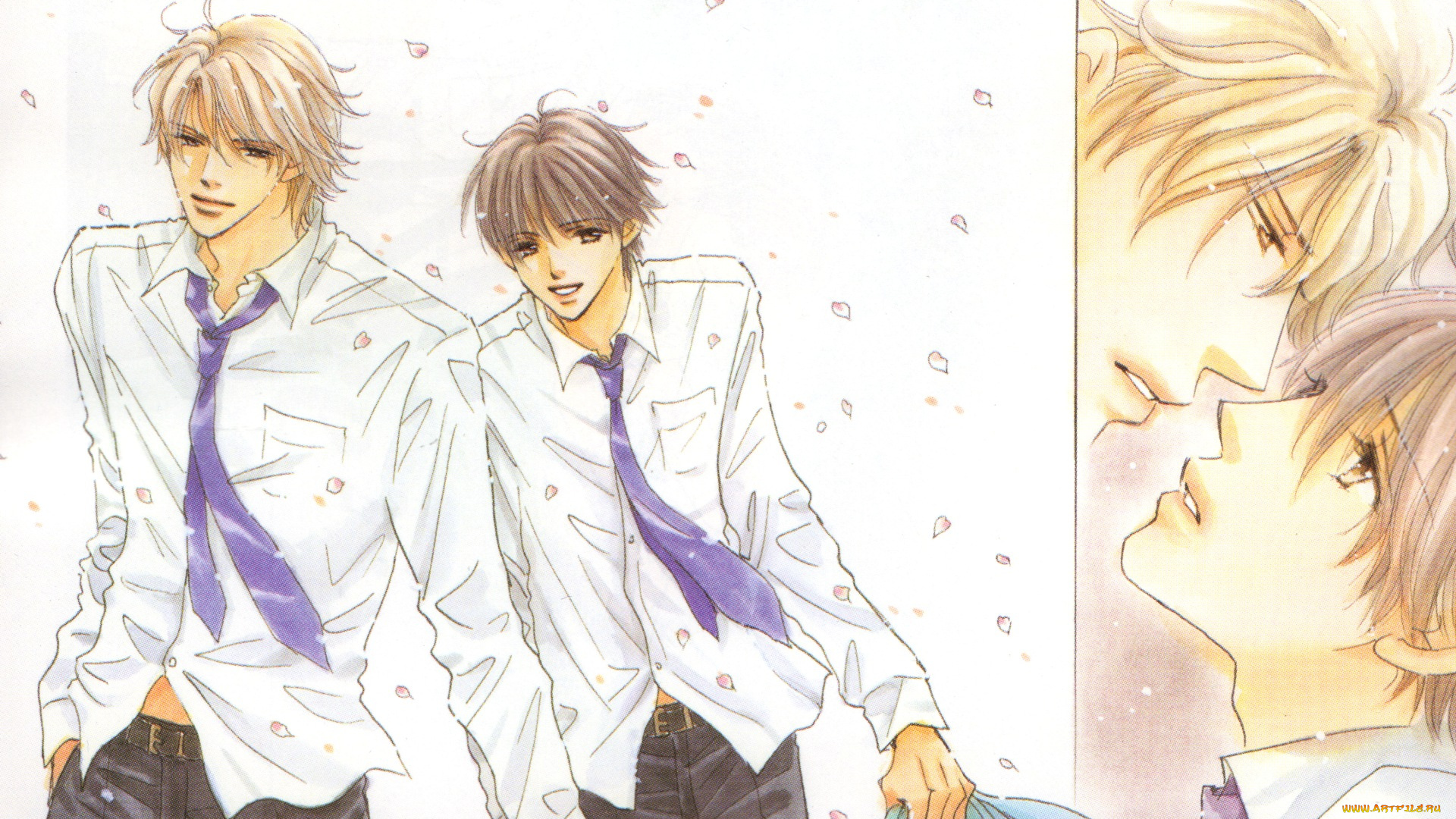 аниме, unknown, , другое, , форма, парни, галстуки