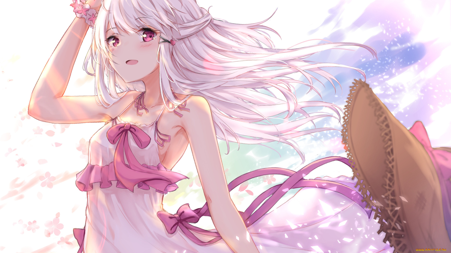 аниме, unknown, , другое, , white, night, hakuya, original