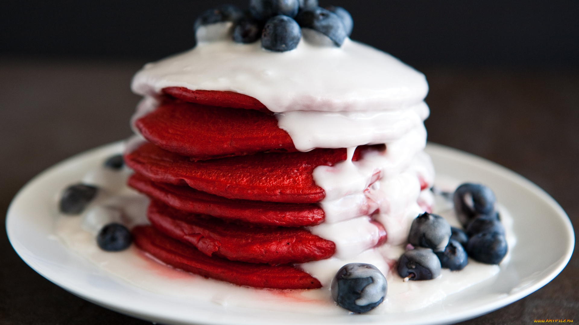 еда, блины, , оладьи, оладьи, ягоды