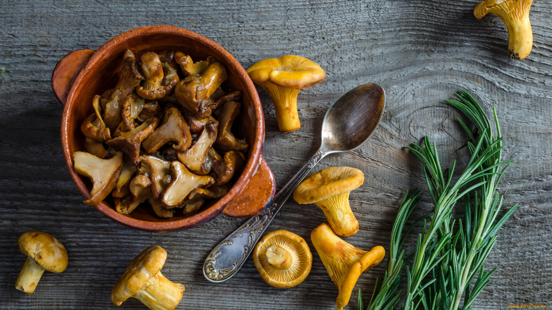 еда, грибы, , грибные, блюда, ложка, укроп