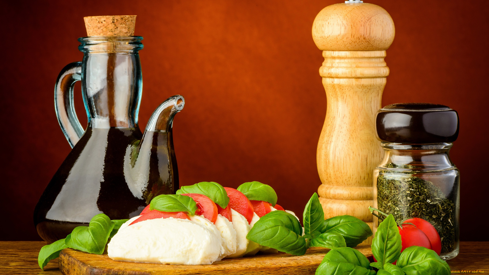 еда, натюрморт, специи, помидоры, сыр, масло