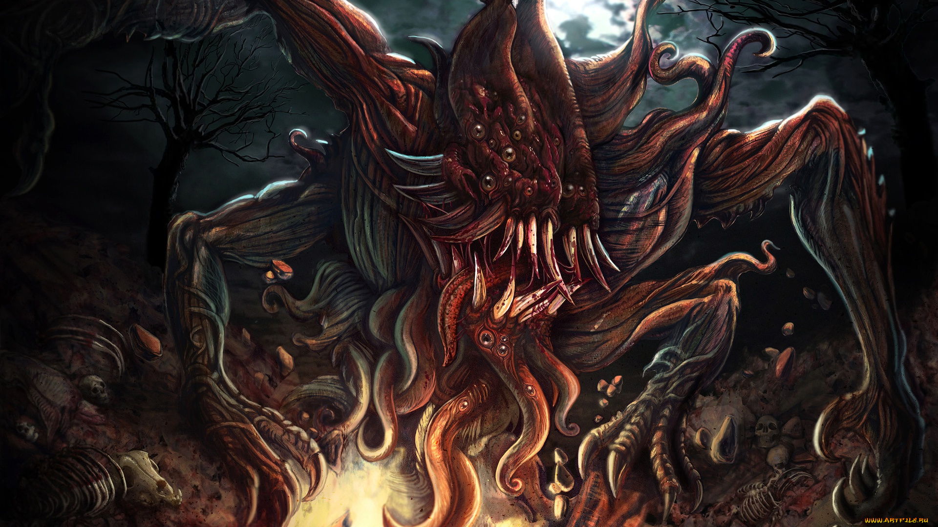 фэнтези, существа, щюпальцы, call, of, cthulhu
