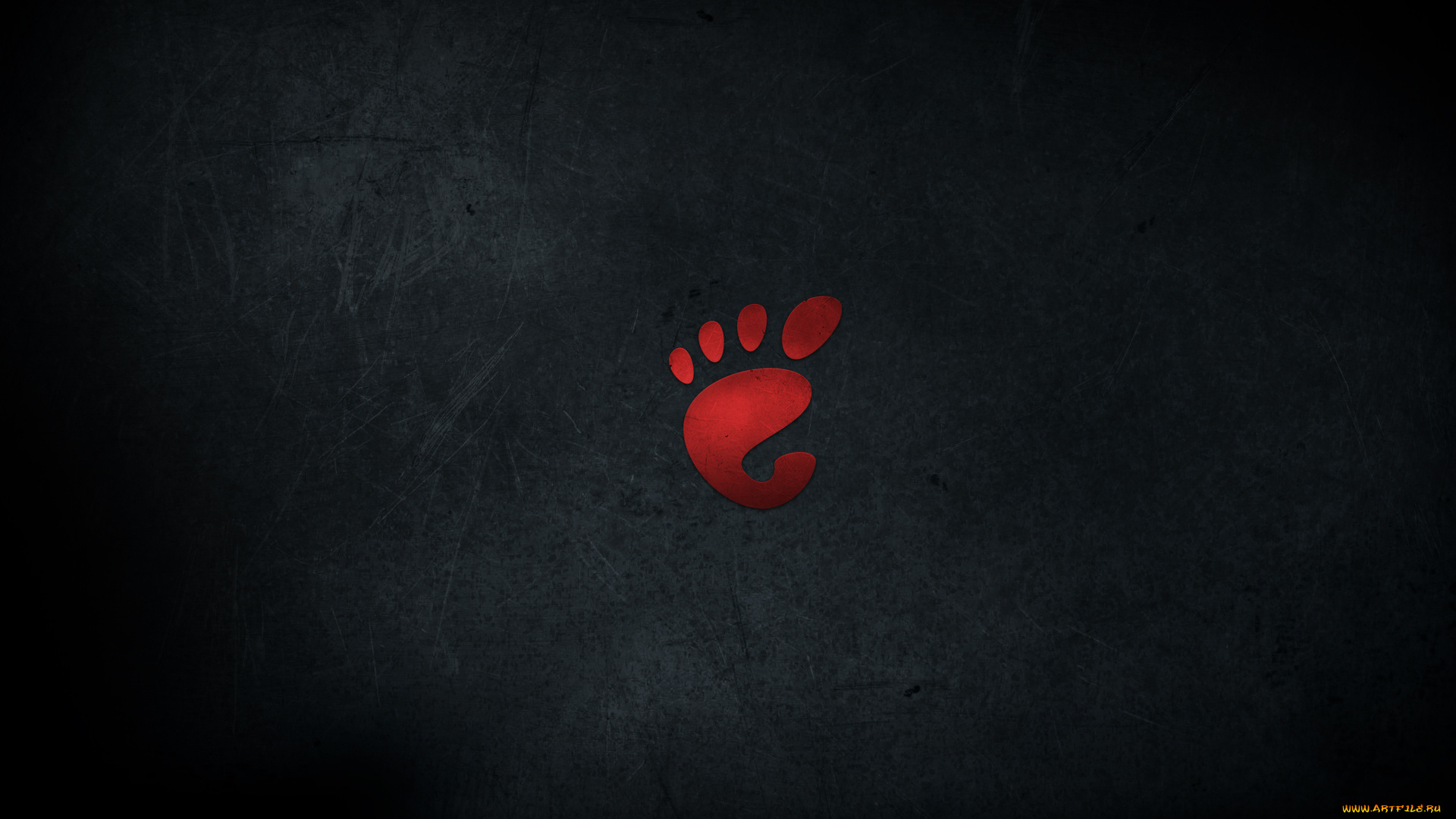 компьютеры, gnome, логотип, фон