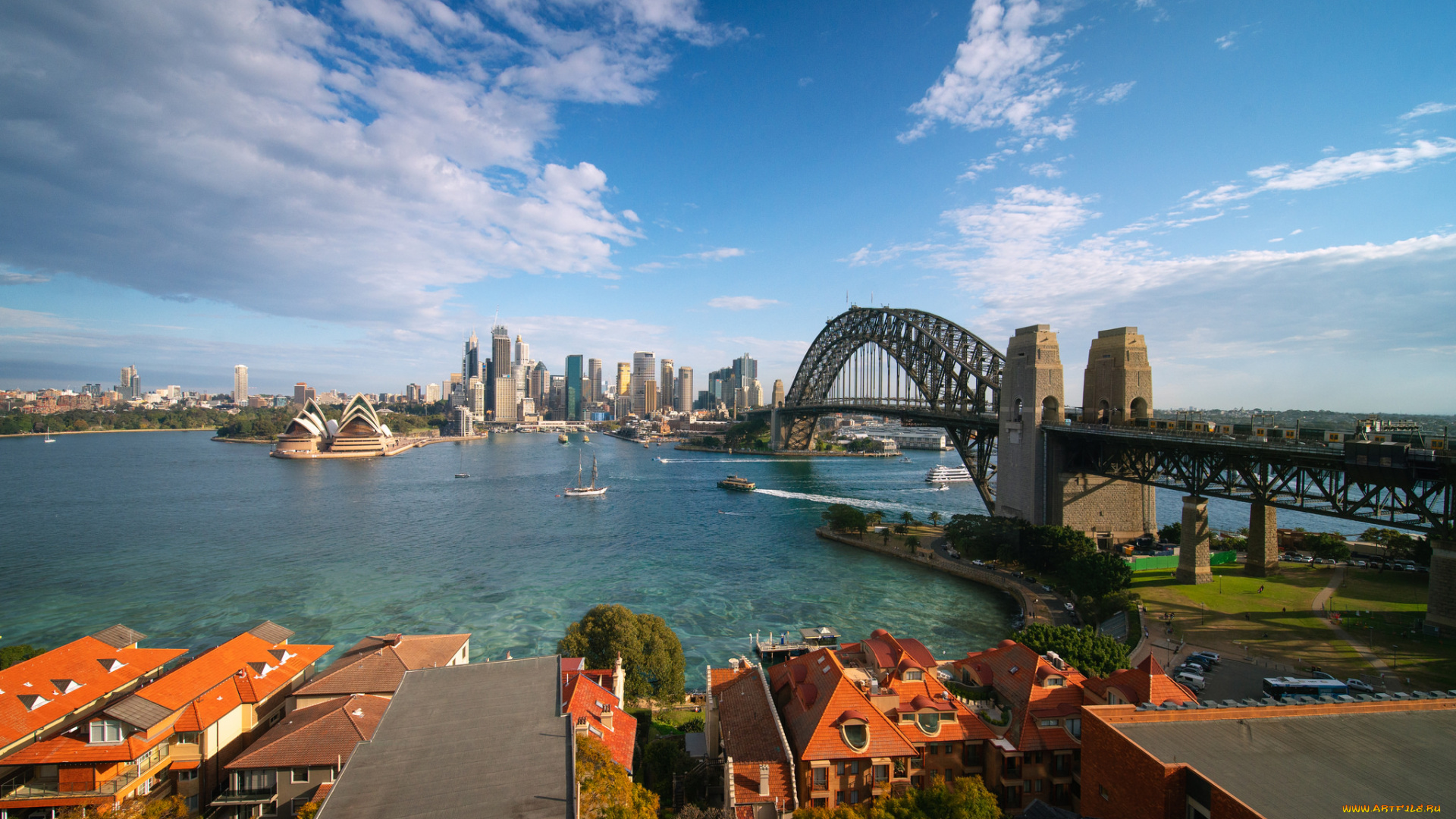 sydney, harbour, города, сидней, , австралия, простор