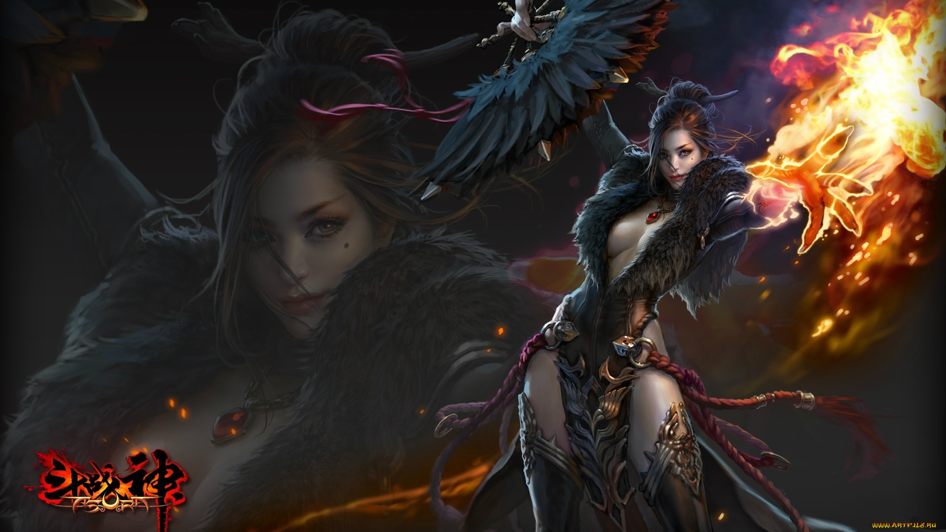 видео, игры, ~~~другое~~~, магия, asura, online, fantasy, игра, девушка