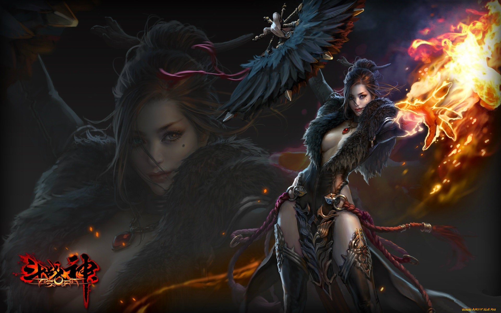 видео, игры, ~~~другое~~~, магия, asura, online, fantasy, игра, девушка