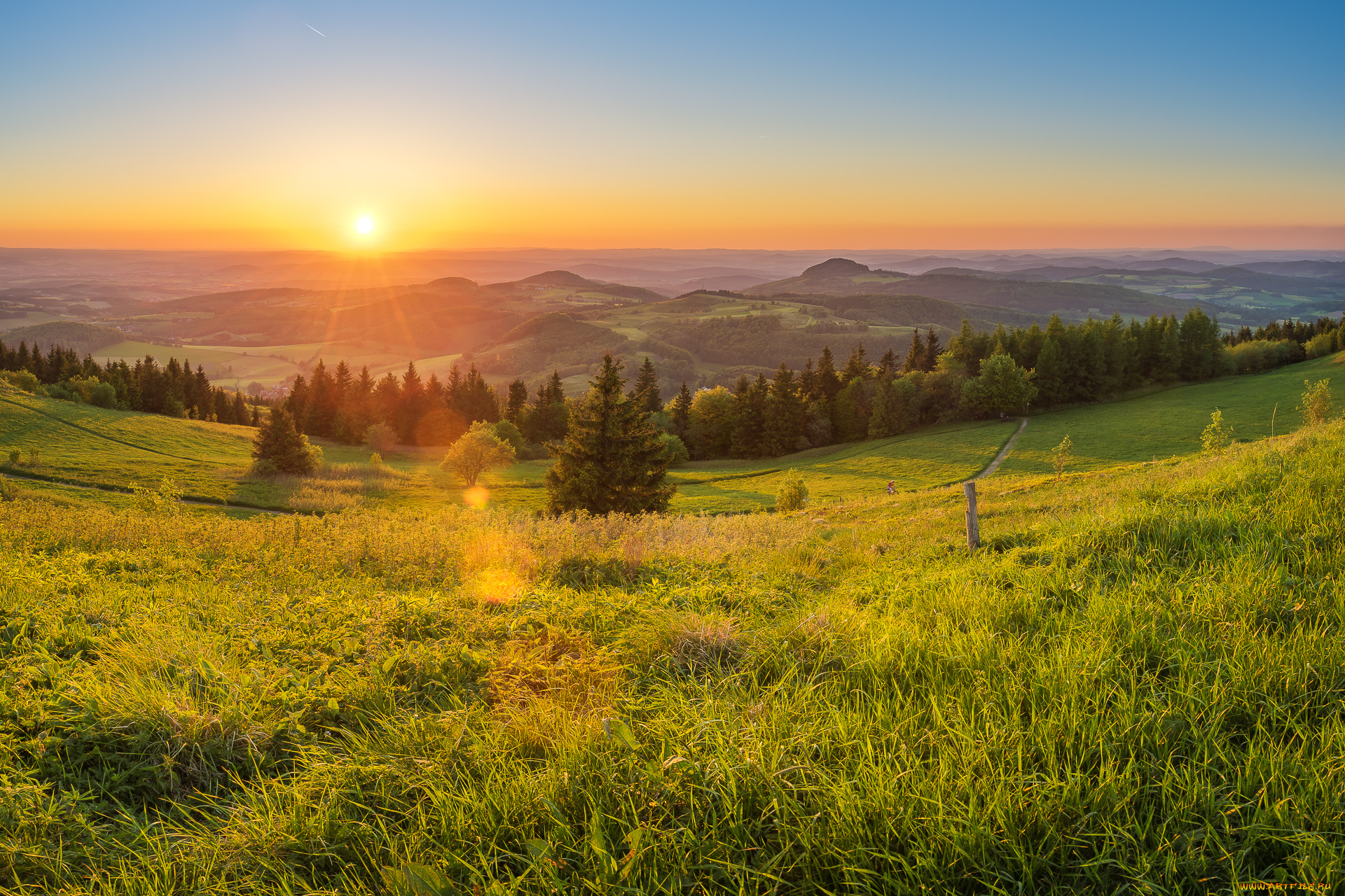 природа, восходы, закаты, простор
