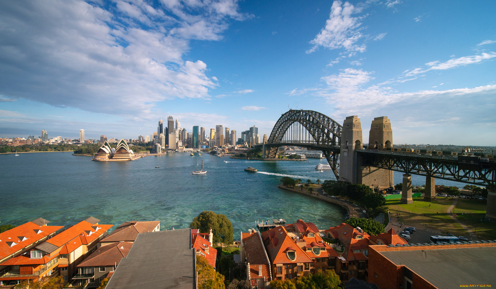 sydney, harbour, города, сидней, , австралия, простор