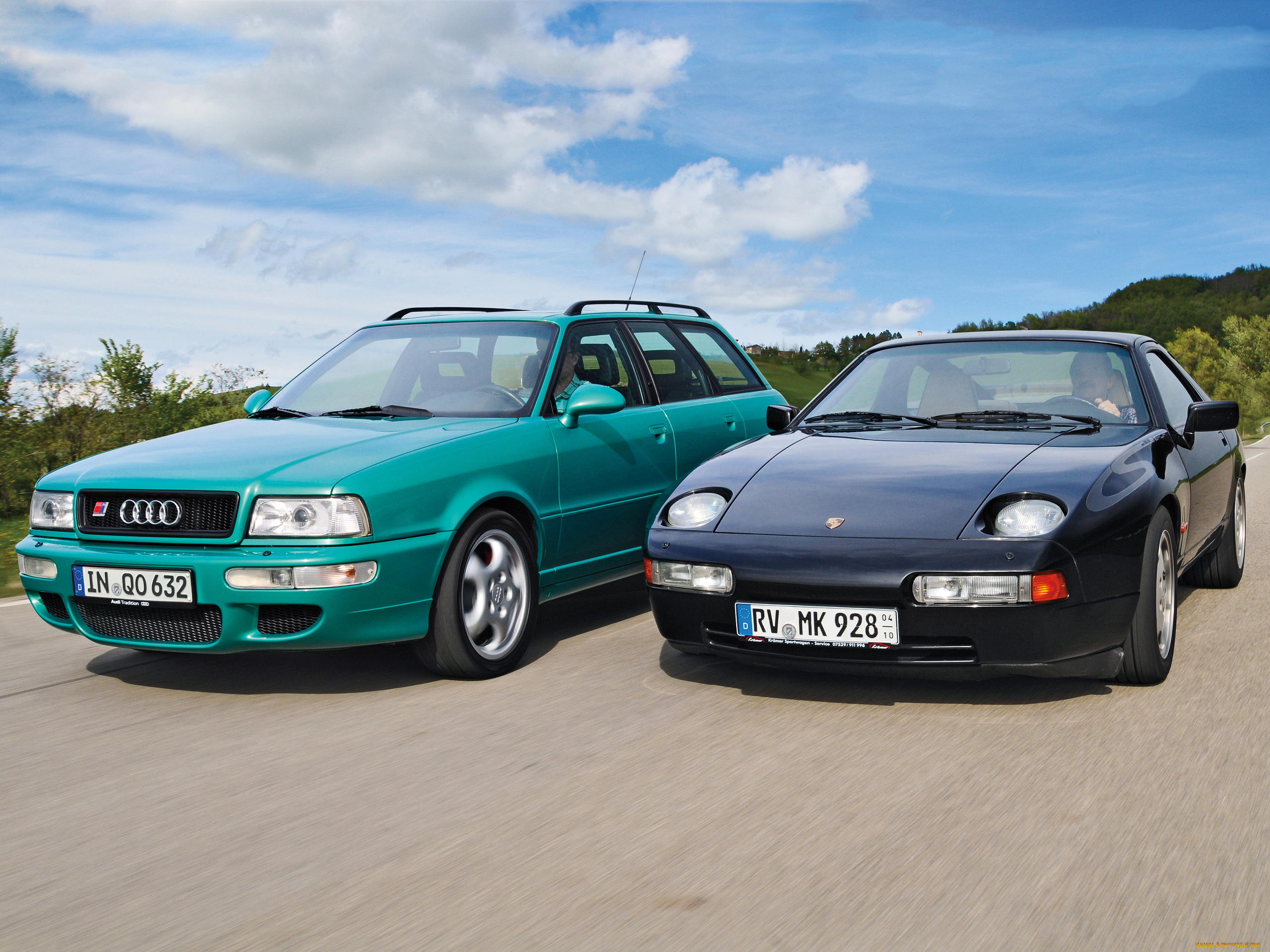 автомобили, разные, вместе, 928, rs2