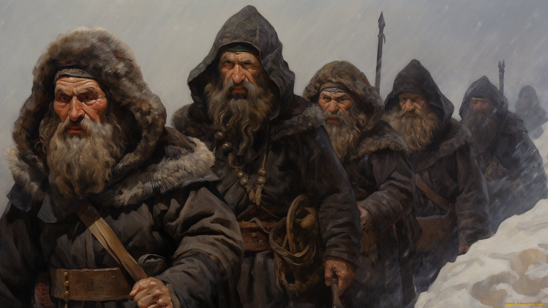 фэнтези, люди, нейросети, графика, нейроарт, ai, art, нейронные, сети, рисунки, нейро, искусство, гномы