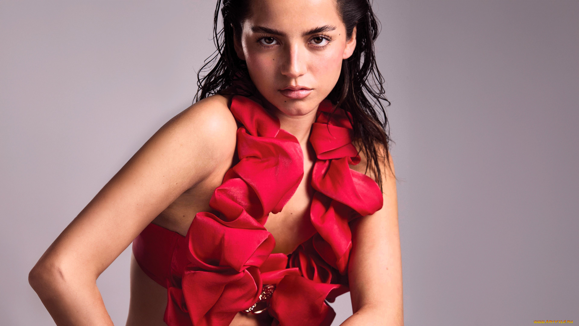 девушки, isabela, merced, брюнетка, актриса, лицо, топ