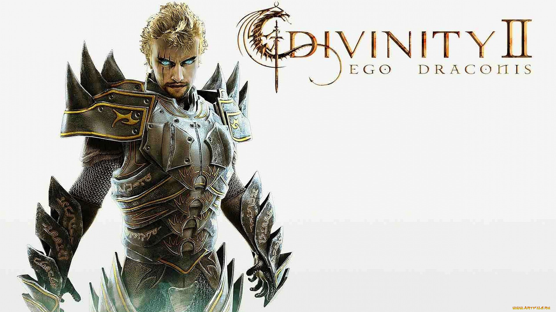 видео, игры, divinity, 2, , ego, draconis, мужчина, рыцарь, блондин, латы, доспехи