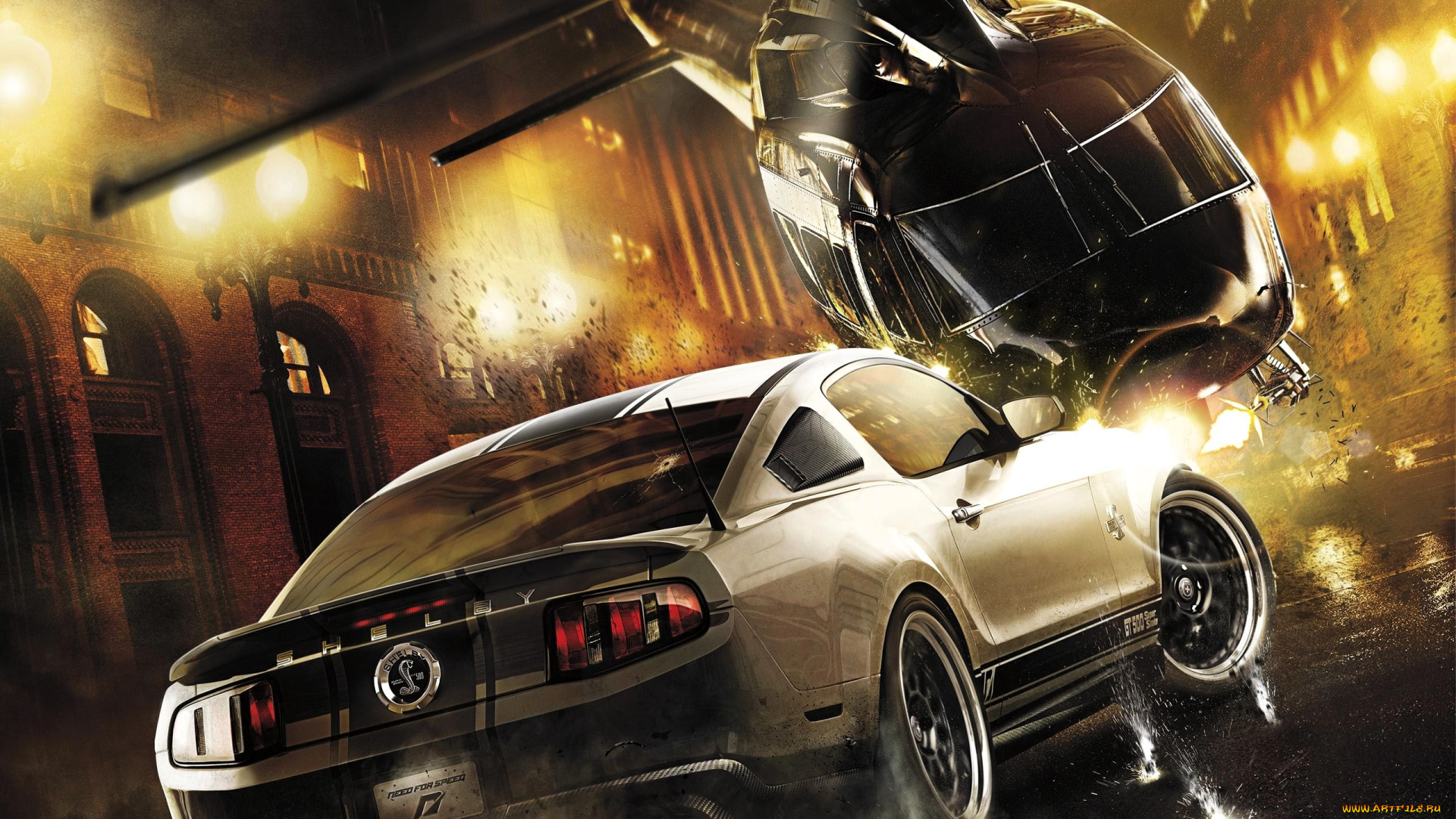 видео, игры, need, for, speed, , the, run, машина, вертолет, улица, город