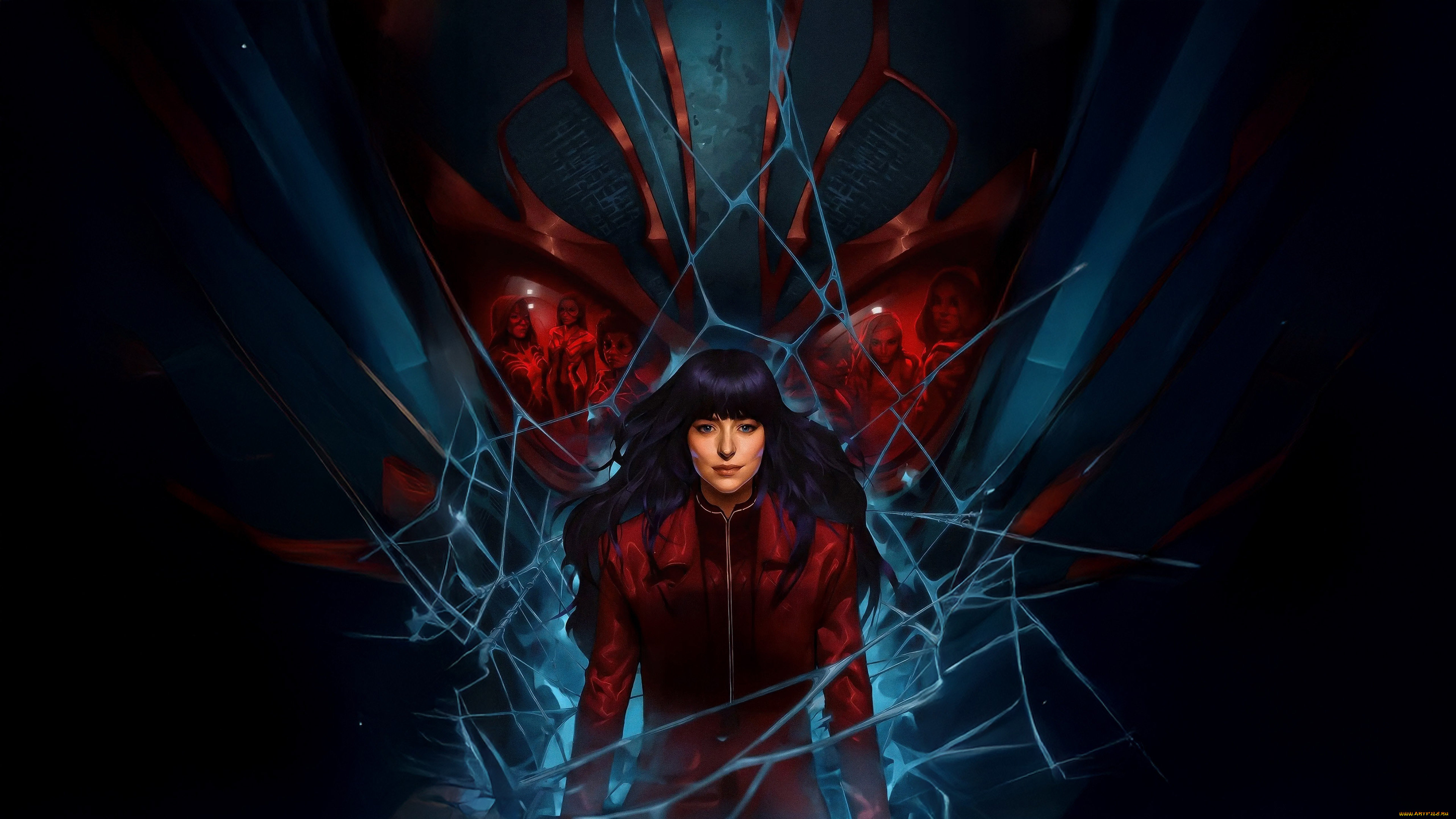 рисованное, кино, , мультфильмы, dakota, johnson, madame, web