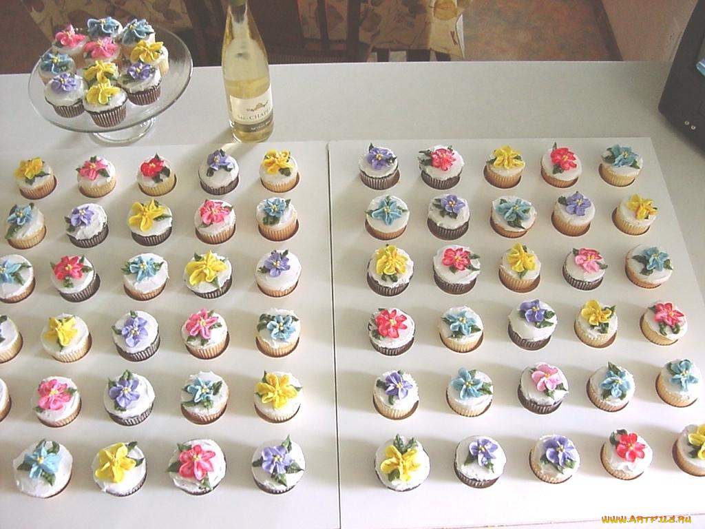 еда, пирожные, кексы, печенье