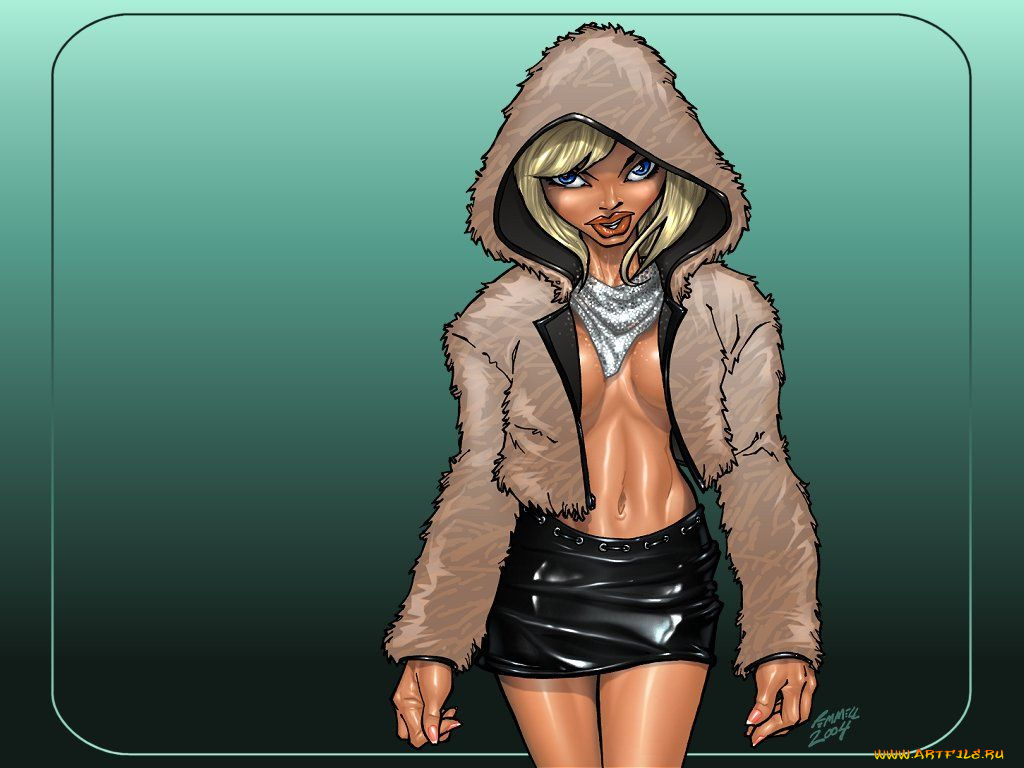 рисованные, люди