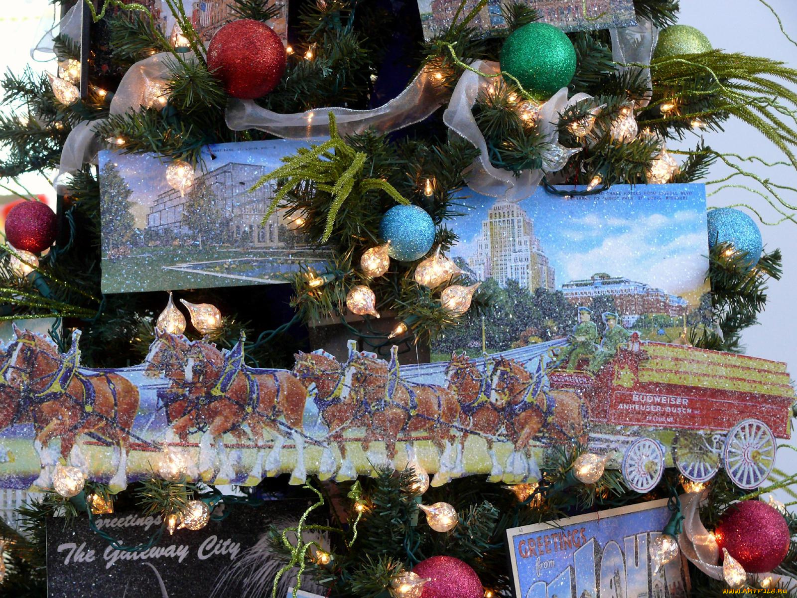 праздничные, украшения