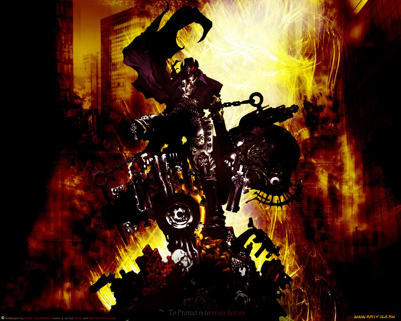 аниме, gun, grave